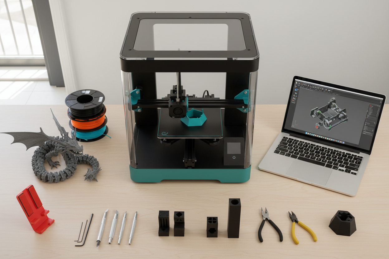3D Printer Workspace No Branding