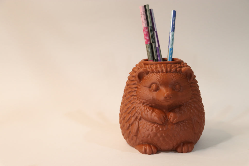 Racoon pen holder