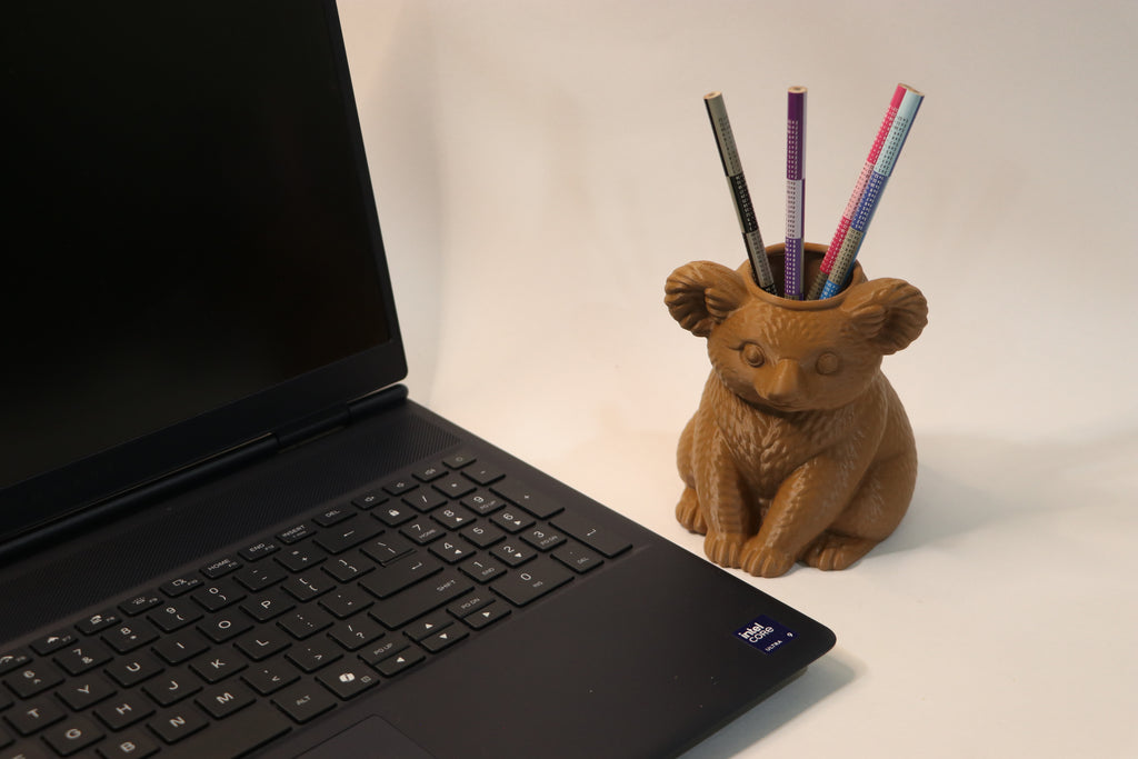Koala pen holder